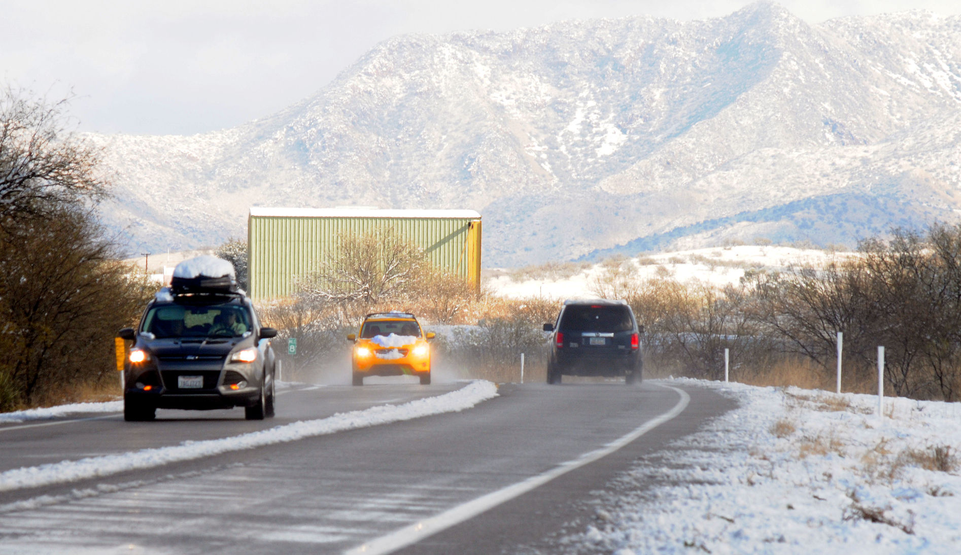 Snow in Santa Cruz County